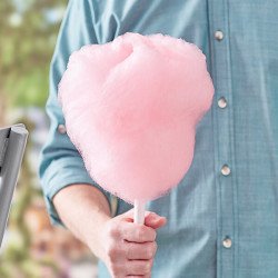 Extra Cotton Candy Sugar & Cones (50 Servings Bubble Gum) - The 