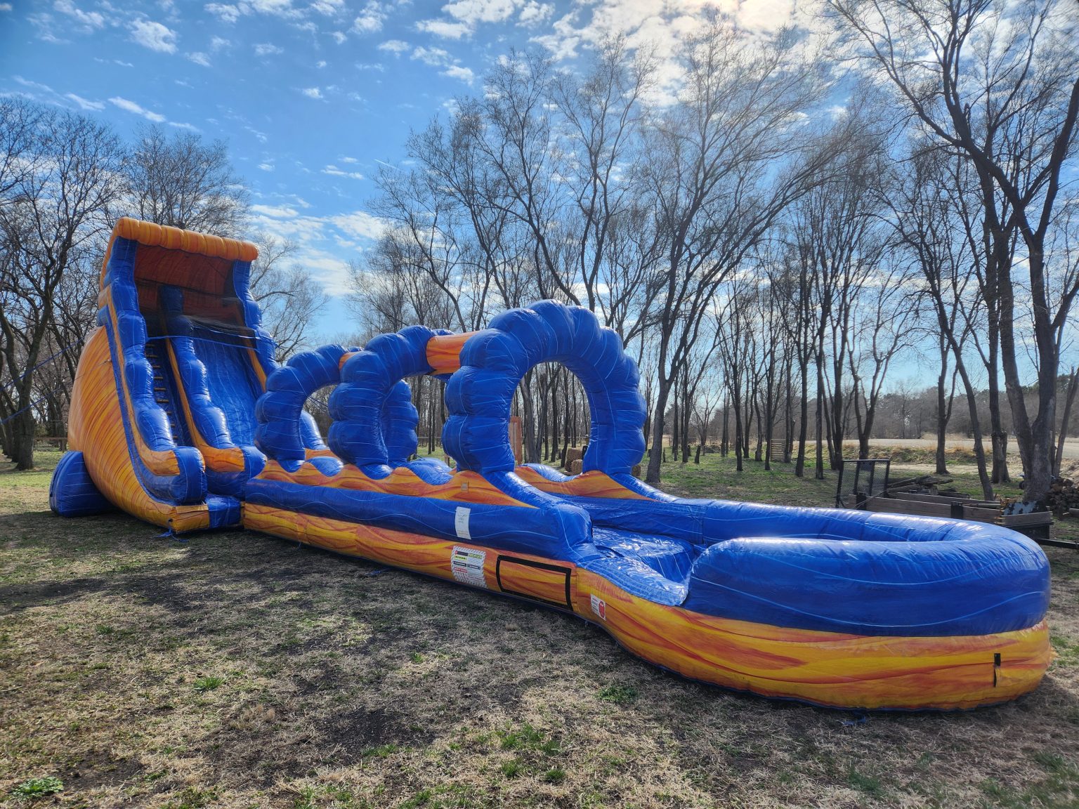 22ft Fire & Ice Waterslide Rental in Nebraska