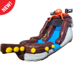 12ft Pirate Ship Slide WET