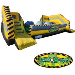 Leaps & Bounds Wipeout Challenge - The Waterslide Guys