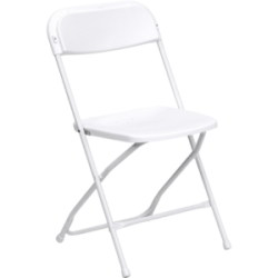 White Folding Chairs For Rent - The Waterlside Guys