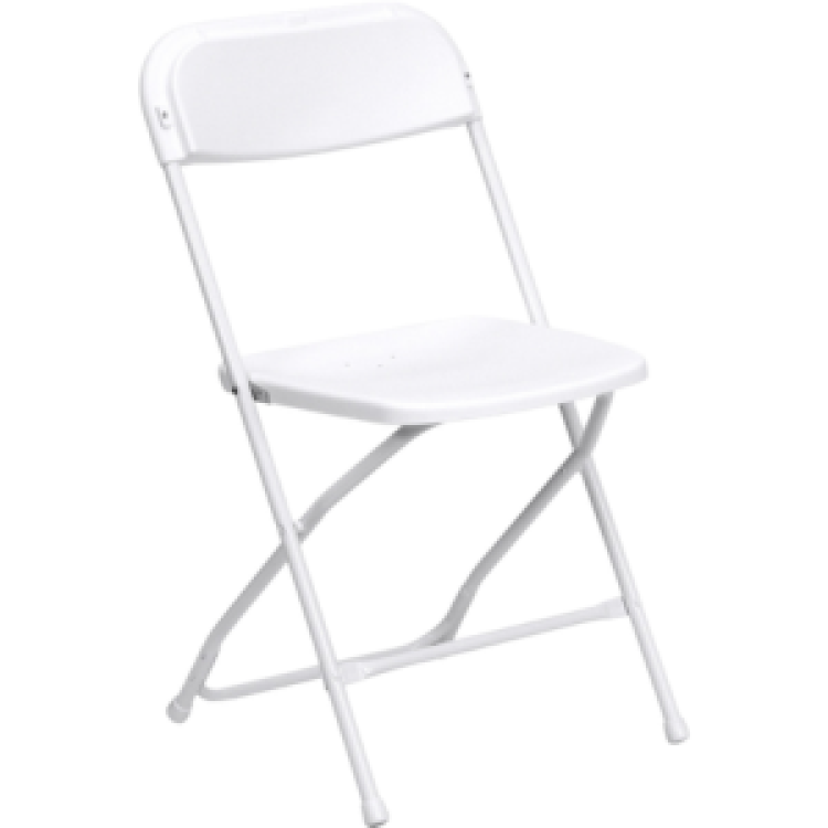 White Folding Chair White Folding Chairs For Rent - The Waterlside Guys