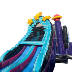 Astronaut Bounce House With Dual Lane Slide for Rent