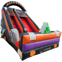 18ft Tall Halloween DRY Slide For Rent Omaha Nebraska
