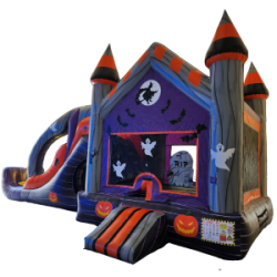 Haunted Halloween Bounce House with Slide Haunted Halloween Bounce House with Slide Rental - The Waterslide Guys