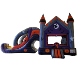 Haunted Halloween Bounce House with Slide Haunted Halloween Bounce House with Slide Rental