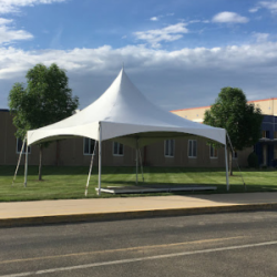 20x20 High Peak Tent For Rent in Nebraska